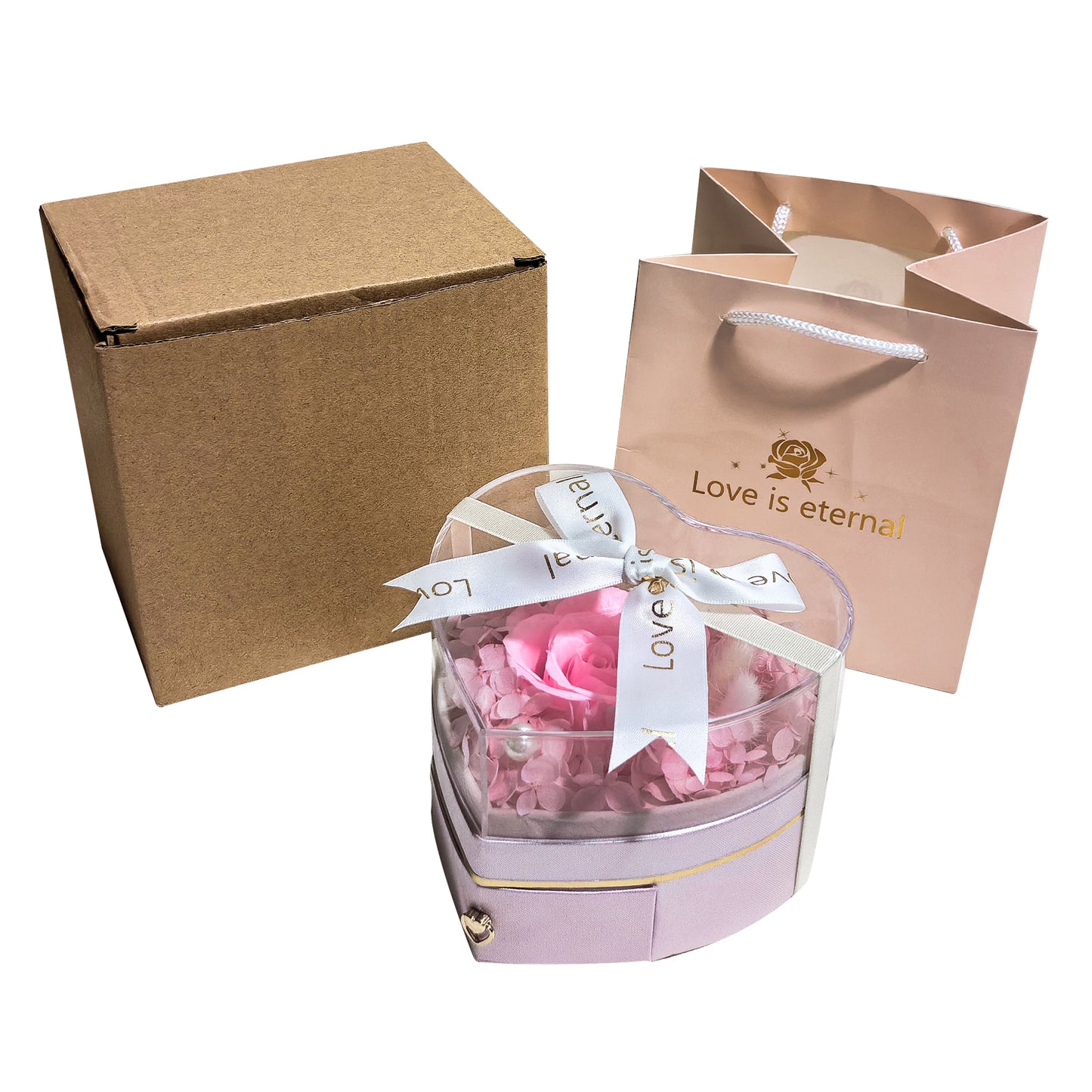 Preserved Rose Jewelry Box