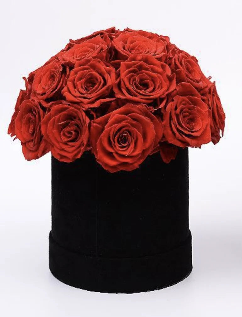 32PCS Mushroom Bouquet Preserved Rose Box