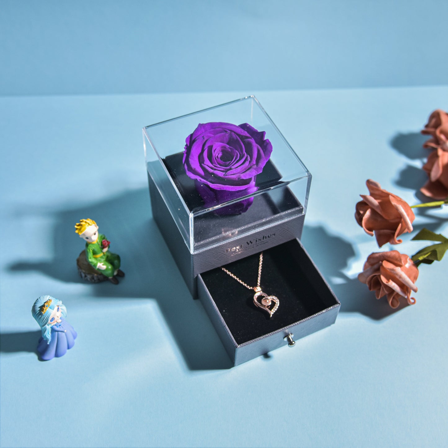 Jewelry Box Forever Rose-6 Colors
