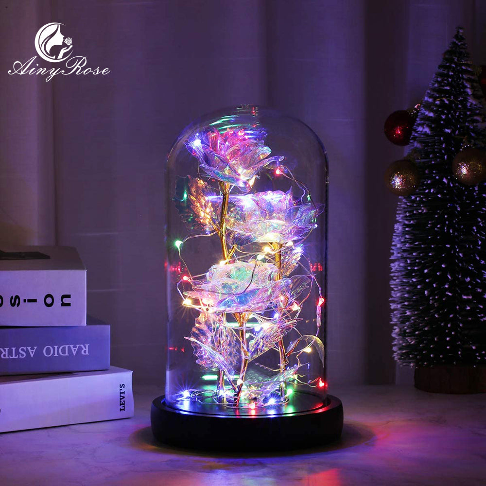 Artificial Galaxy Forever Roses-3pcs