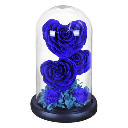 AINYROSE Real Forever Heart Rose-3 piezas