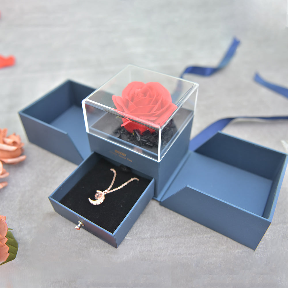 Ainyrose Gift Rose Jewelry Box