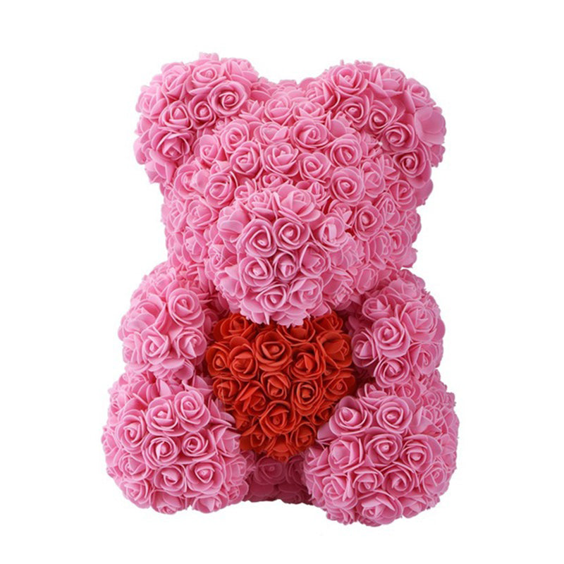 Ainyrose 20/38cm-Forever Rose Bear Red Heart