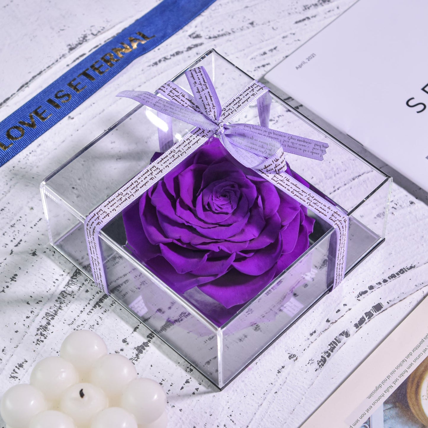 Ainyrose Arylic Forever Rose Box 6 Colores